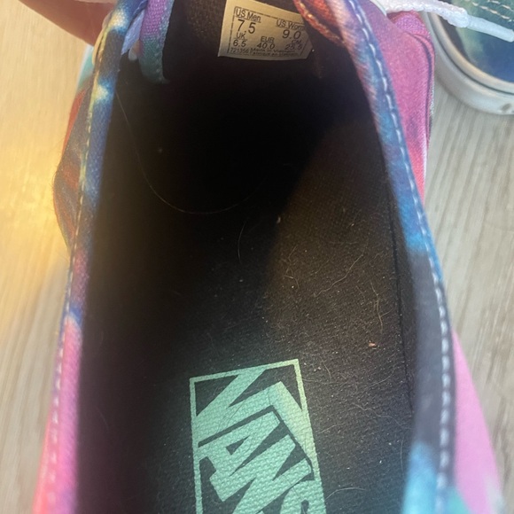 Tie dye vans sneakers size 7.5 - Picture 4 of 4